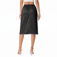 thumbnail image 2 of Women Half Slips Under Dress - Lace Hem, Elastic Waist, Knee Length Petticoat, 2 of 7
