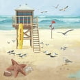 thumbnail image 3 of Phillips, Anita 12x12 Black Modern Framed Museum Art Print Titled - Lifeguard II, 3 of 5