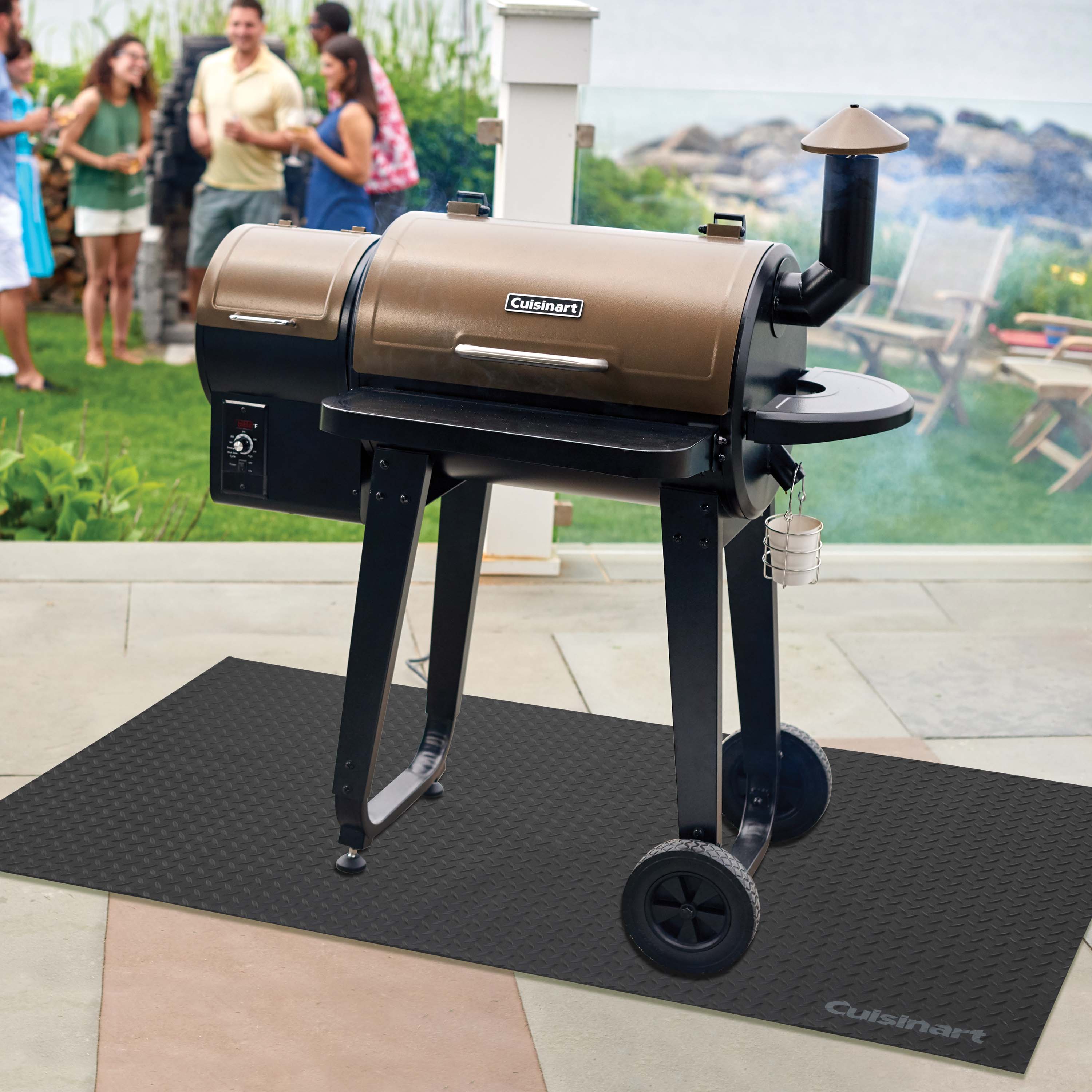 Cuisinart 65-In. x 36-In. Premium Deck and Patio Grill Mat, Black - image 4 of 7