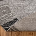 thumbnail image 4 of Unique Loom Tapis de Transition de la Collection Del Mar Inspiré du Design Contemporain Moderne, 8' 0 x 8' 0 Rond, Gris Clair / Beige, 4 of 4