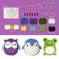 thumbnail image 3 of Yucurem 3 Pcs Animal Crochet Kits with Detailed Tutorials, Cute Animal Crochet Kit for Beginner, Diy Complete Crochet Set (A), 3 of 10