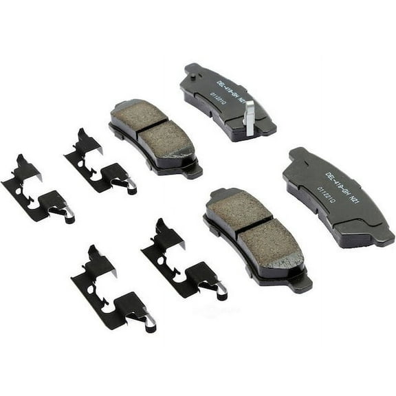 Rear Brake Pad Set - Compatible with 2005 - 2020, 2022 - 2023 Nissan Frontier 2006 2007 2008 2009 2010 2011 2012 2013 2014 2015 2016 2017 2018 2019