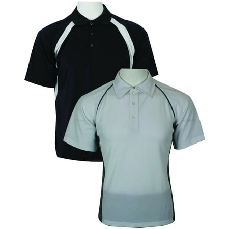 VALUE PACK > BUY 1 GET 1 FREE > 2 PACK > THE RAM BRAND > Men's Color Block Performance Polo Shirt (XS-4XL) $10 S/H is on the 1st Pack only. In this Pack: (XS)(1Black/1White)