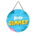 thumbnail image 1 of Spring Summer Colorful Wooden Wall Decoration Wall Hanging Spring Summer Festive Atmosphere Home Decoration Door Wooden Hanging Spring Summer Colorful Decorations Welcome Home Sign Decorations for, 1 of 3