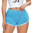 thumbnail image 4 of COMVALUE Women's Sexy Booty Shorts Retro Dolphin Shorts Sports Yoga Gym Running Hot Pants Sky Blue S, 4 of 7