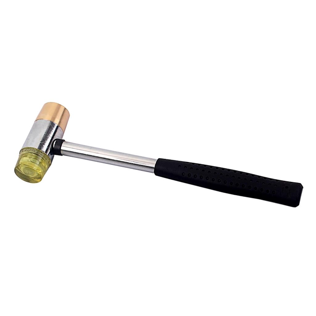 Yihuala 26mm Guitar Fret Hammer Hand Tool Guitar Hammer Double Headed Luthier Tool Rubber Hammer Multipurpose Repairing Tool