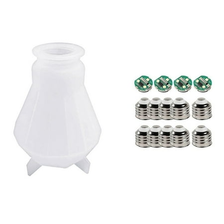 

1Set Mold for Light Bulb DIY Bulb Mold Epoxy Crystal Bulb Decoration Mold( )