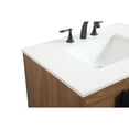 thumbnail image 6 of Elegant Decor Eugene 32" Aluminum MDF Single Bathroom Vanity in Walnut Brown, 6 of 15