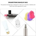 thumbnail image 3 of FONDOTIN 50Pcs Travel Makeup Bag White Waterproof Drawstring Personal Care Organizer, 3 of 8