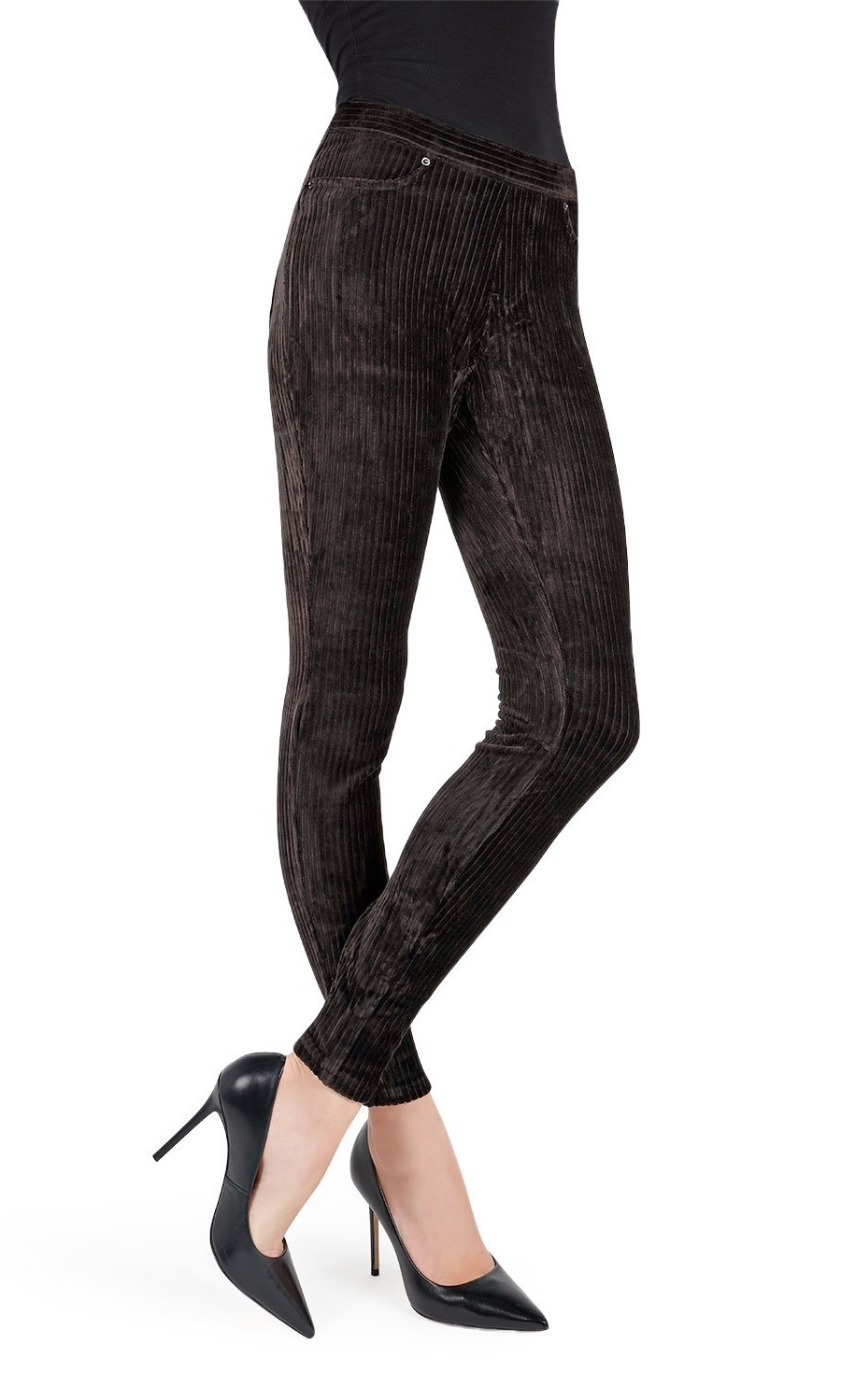 Black corduroy leggings Clearance