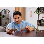 Jurassic World Hammond Collection Velociraptor Tiger Dinosaur Action Figure, 13 Points Articulation