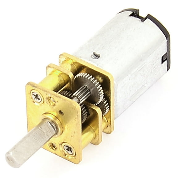 DC 6V 30RPM High Torque 3mm Shaft Dia Low Speed Solder Gear Box Motor