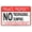 Warning Sign 1, variant on Warning Sign Private Residents Only No Parking No Beach Access - 12×8 Inches, Aluminum Metal Tin, Business Property Decor