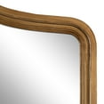 thumbnail image 4 of Kate and Laurel Preble Traditional Scalloped Wall Mirror, 23 x 35, Gold, Soft Painted Vintage Curvy Bathroom Vanity Mirror with Stepped Profile for Elegant Home Decor, 4 of 8