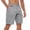 DG07- Light Gray, variant on Domzle Mens Cargo Shorts Casual Drawstring Elastic Waist Stretch Shorts with Pockets Button Closure for Summer Work Outdoor Khaki XL