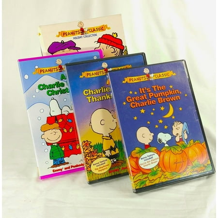 Peanuts Holiday Collection (A Charlie Brown Christmas/Thanksgiving/Pumpkin) NEW