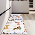 thumbnail image 4 of Dachshund Sport Kitchen Rug Mat,Kitchen Runner Rugs Non Skid Washable,Decorative Kitchen Floor Mats for Kitchen,Sink,Laundry,17"X47", 4 of 5