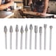 thumbnail image 3 of Brocas De Molienda, Juego De Fresas Rotativas Duraderas De Alta Eficiencia De 10 Piezas De Acero De Tungsteno De Carburo Con Vástago Estándar Para Limpieza De Cicatriz De, 3 of 7