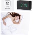 thumbnail image 4 of LED Digital Electronic Alarm Clock Backlight With Calendar Voice Control Mute, 4 of 7