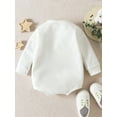 thumbnail image 3 of Faithtur Bébé Garçons Filles Romper, Manches Longues Col Rond Feux d'Artifice / Couronne Imprimé Body pour le Nouvel An, 3 of 9