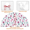 thumbnail image 4 of Yiaed Tulips Flowers Print Christmas Tree Skirt , Tree SkirtsTree Mat for Christmas Winter Holiday Indoor Decorations-36", 4 of 7