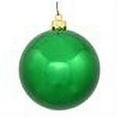 thumbnail image 2 of Vickerman 4" Shiny Shatterproof Christmas Ball Ornament - Green, 2 of 2