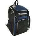 thumbnail image 4 of Vizari 'Cambria' Soccer Backpack | Versatile Multiple Sports Bag for Ultimate Convenience | For Youth and Adults - Navy/White, 4 of 5