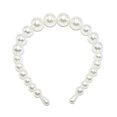 thumbnail image 1 of relayinert Bandeau Perle Exquise Réglable Résistant à l'Usure Accessoires de Coiffure Chic Universel Cadeaux de la Saint-Valentin Diadèmes pour Femmes 22mm,4 Grandes Perles, 1 of 9