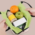 thumbnail image 4 of Insulated Waterproof Lunch Box Freezable Cooler Bag with Adjustable Strap Portable Picnic Food Container 9.45x7.87x5.51 inch(Green), 4 of 6