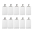 thumbnail image 2 of 10 piezas de contenedores de artículos de tocador de bolsa vacía recargable de viaje portátil, transparente Anti 100 mml jinwen Bolsa comprimible vacía, 2 of 7