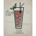 thumbnail image 3 of Greene, Taylor 20x24 Black Modern Framed Museum Art Print Titled - Bloody Mary layered, 3 of 5