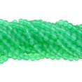 thumbnail image 4 of Cuentas Sueltas Redondas de Vidrio Mate Esmerilado Verde 5 Piezas Strade Fareast Limited, 4 of 8