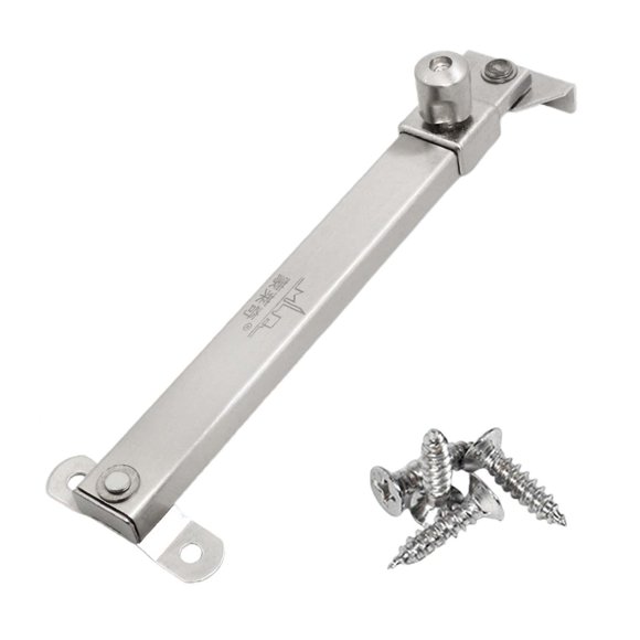 Pestillo abatible Protección para niños con tornillo Cerradura de seguridad para niños Acero inoxidable Plano Fijo A perfecl Estancia de ventana abatible