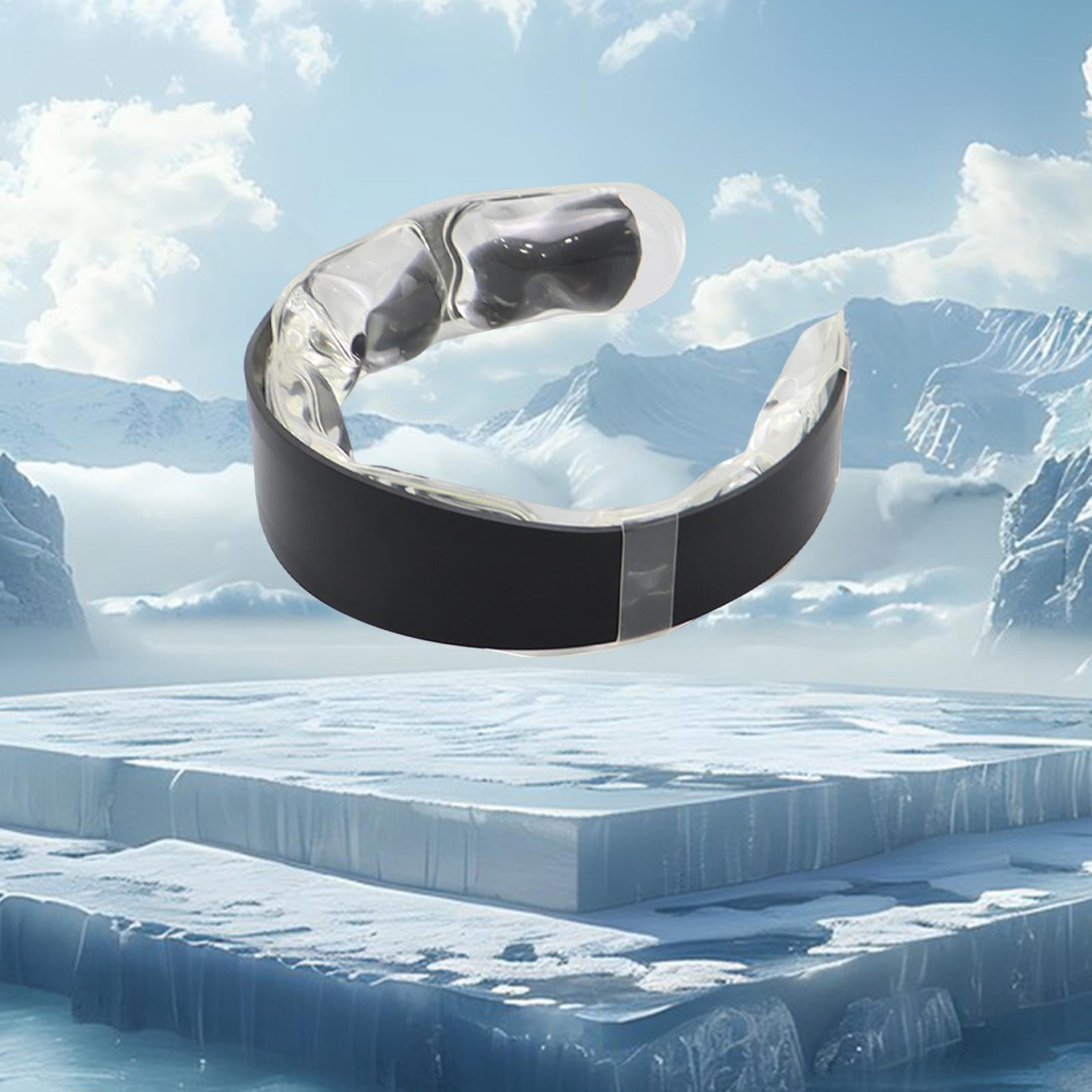 TOOYFUL Neck Cooling Tube Cooling Neck Circle for Heat Dissipation Summer Outdoor Cool Collars Ice Tube Cool for Adults Fishing Black
