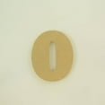thumbnail image 2 of Package of 1, 10 Inch X 3/4" Thickness MDF Letter o in The Goudy Heavy Font, Thick, Lower Case for Art & Craft Project, Made in USA, 2 of 4