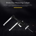 thumbnail image 2 of Disc Brake Rotor Thickness Caliper 0-60mm Gauge Gage Micrometer Measuring Tool, 2 of 8