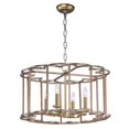 thumbnail image 1 of Maxim 24736BZF Helix 4-Light Chandelier, Bronze Fusion, 1 of 1