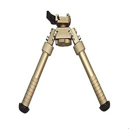 AngelCity Adjustable Tactical Tripod/Bipod Outdoor Pan Tilt Hunting Bipod,Metal V8 Bipod 360 Degree Swivel Swing Frame Retractable Scaffolding 4.75 - 9 (Best Bipod For M1a Scout)