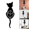 thumbnail image 2 of Reloj De Pared Con Columpio De Cola, 2 Uds., Decoración Moderna Para El Hogar, Reloj Silencioso, 2 of 5