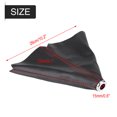 thumbnail image 4 of Funda antipolvo para pomo de cambio de marchas Universal negro brillante cuero PU rojo ANGGREK Otros, 4 of 8
