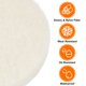 thumbnail image 4 of Uxcell 12pcs Almohadillas de Fregado 500 Grits 2" Brocha de Poder de Taladro Disco de Condicionamiento de Superficie de Gancho y Bucle Blanco 450#, 4 of 6