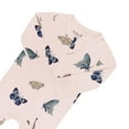 thumbnail image 6 of Kyte Baby Zippered Footie in Blush Butterfly, 6 of 6