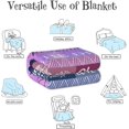 thumbnail image 5 of LHSHID Gifts for Nurse Graduation Appreciation Blanket Flannel Soft and Comfortable Anti static Bed Sofa Blanket 60x80in, 5 of 5
