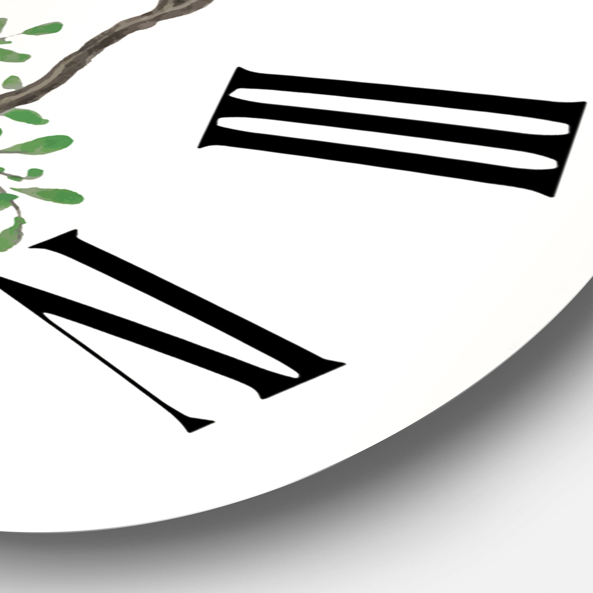 Designart 1 in Quartz Traditional Wall Clock