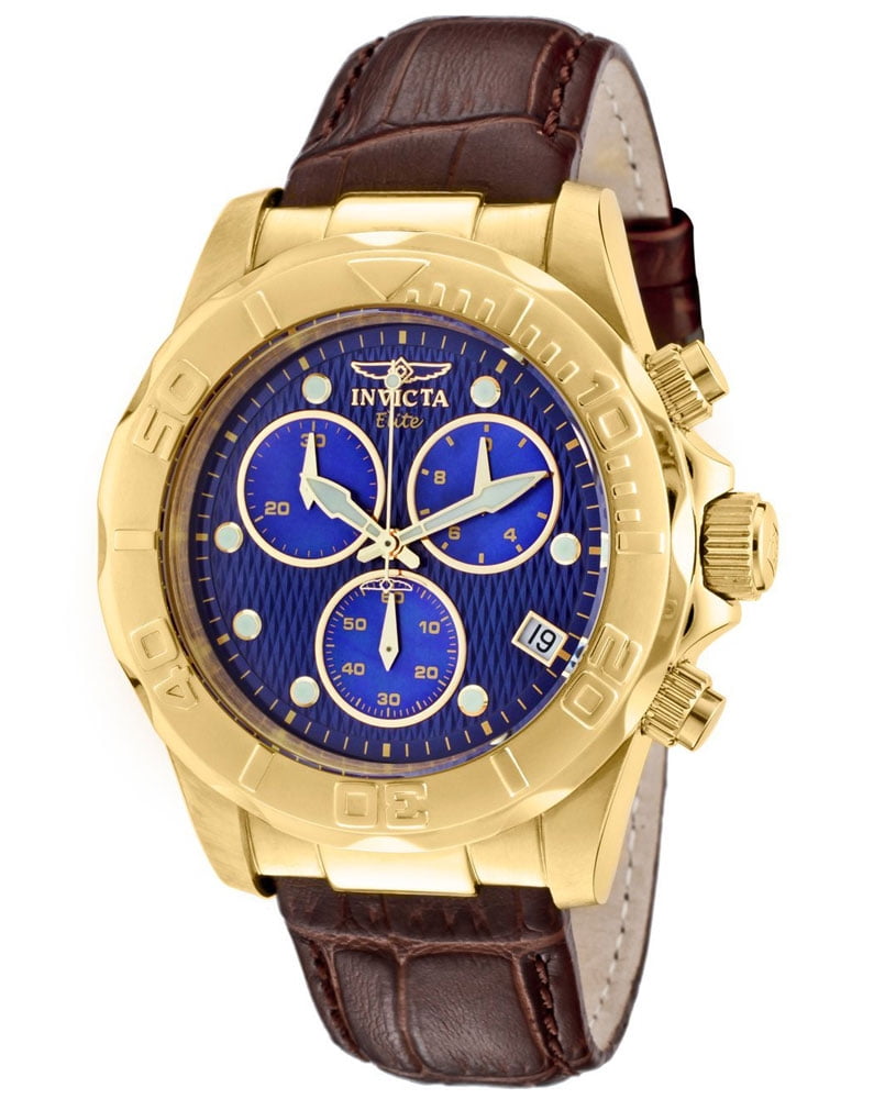 elite gold watch mens