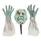 thumbnail image 2 of Estacas de brazo para cara de zombi, estacas de zombis verdes realistas y vívidas, accesorios de miedo para Halloween, decoraciones de Halloween, 2 of 8