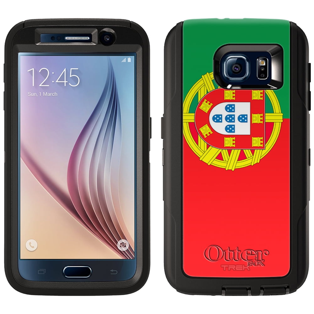OtterBox Defender Samsung Galaxy S6 Case Portugal Flag OtterBox Case by Trek Media Group
