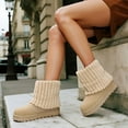 thumbnail image 2 of COM STAR Women’s Winter Snow Boots Mid Calf Warm Platform Flat Outdoor Casual Walking Boots, 2 of 6