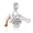 Graduation Season, variant on NINGAN 925 Sterling Silver Charm for Bracelets Wings of Graduation Pendant Charm Women Bracelet Charm