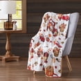 thumbnail image 2 of RT Designer's Collection Harvest Fall Farm Truck Printed Flannel Throw Blanket 50" x 70" Multicolor, 2 of 3